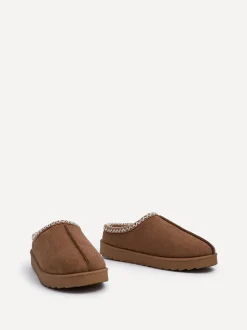 Bruin - Linzi Tana Faux Suede Slip-On Slippers