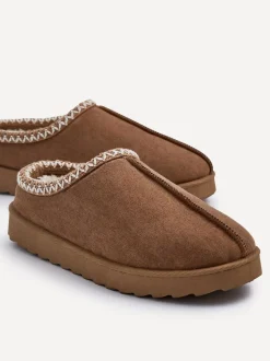 Bruin - Linzi Tana Faux Suede Slip-On Slippers
