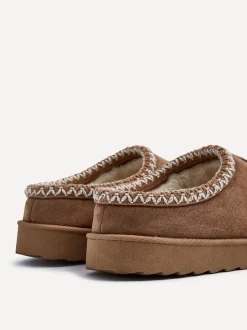 Bruin - Linzi Tana Faux Suede Slip-On Slippers