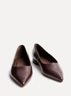 Bruin - Linzi Wide Fit Compete Pointed Toe Ballet Flat Shoes
