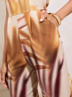 Bruin - Lipsy Palm Printed Jumpsuit