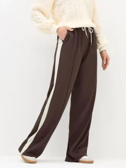 Bruin - Long Tall Sally broek met wijde pijpen