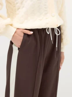 Bruin - Long Tall Sally broek met wijde pijpen