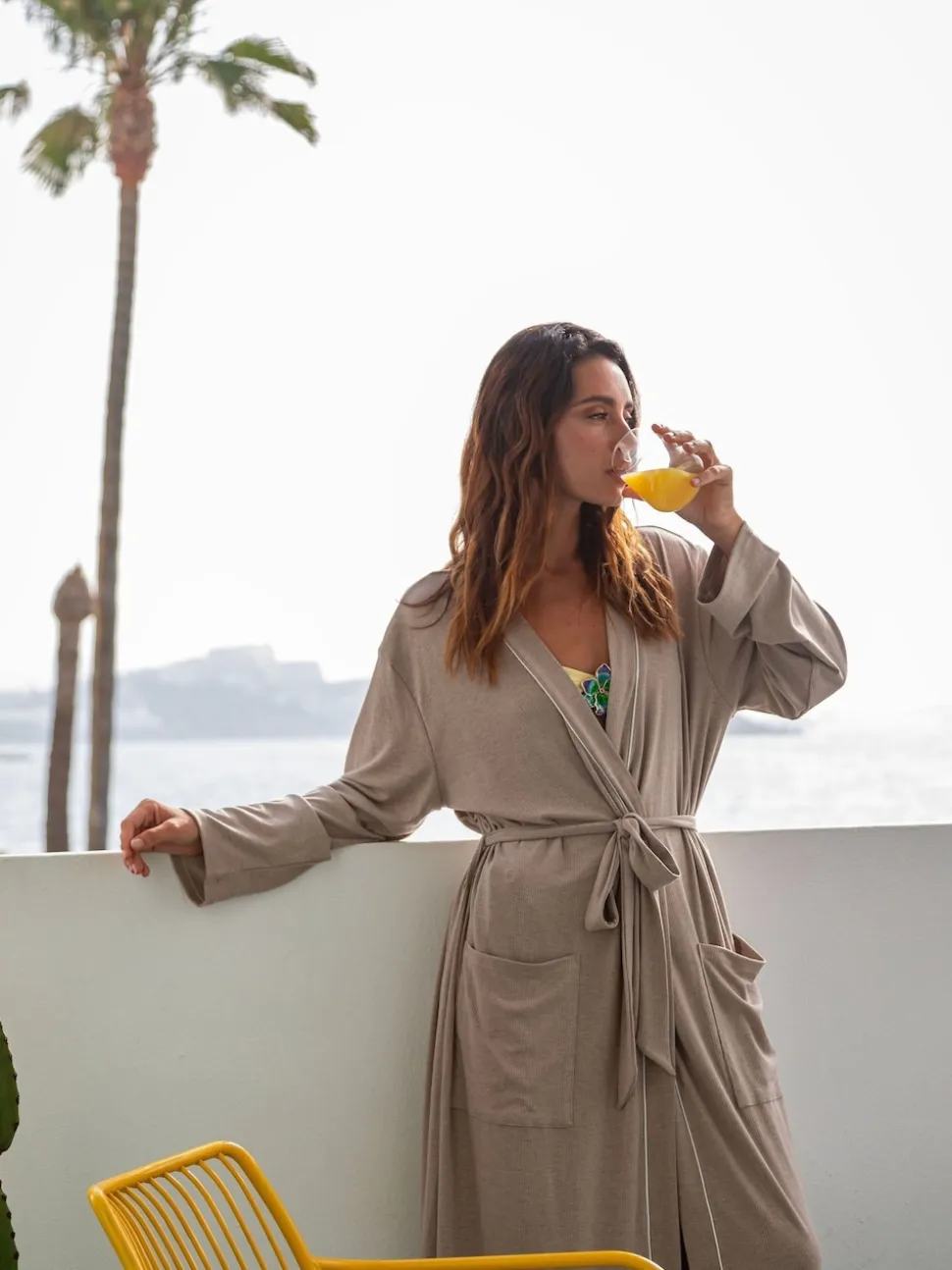 Bruin - Loungeable Rib Kimono Dressing Gown