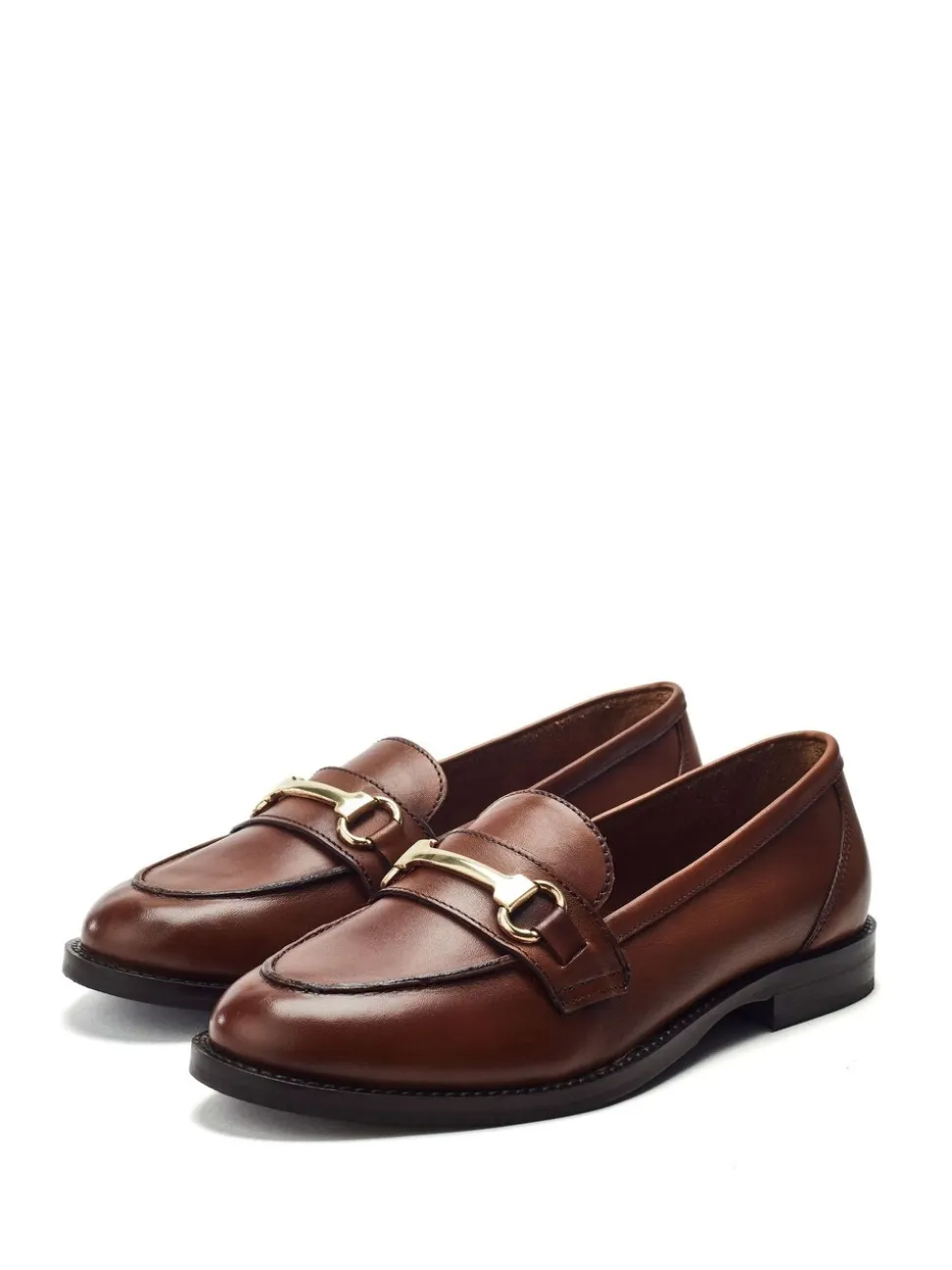 Bruin - Moda in Pelle Elarra Flat Loafers With Snaffle Trim