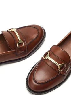 Bruin - Moda in Pelle Elarra Flat Loafers With Snaffle Trim