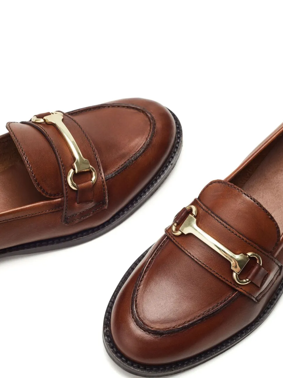 Bruin - Moda in Pelle Elarra Flat Loafers With Snaffle Trim