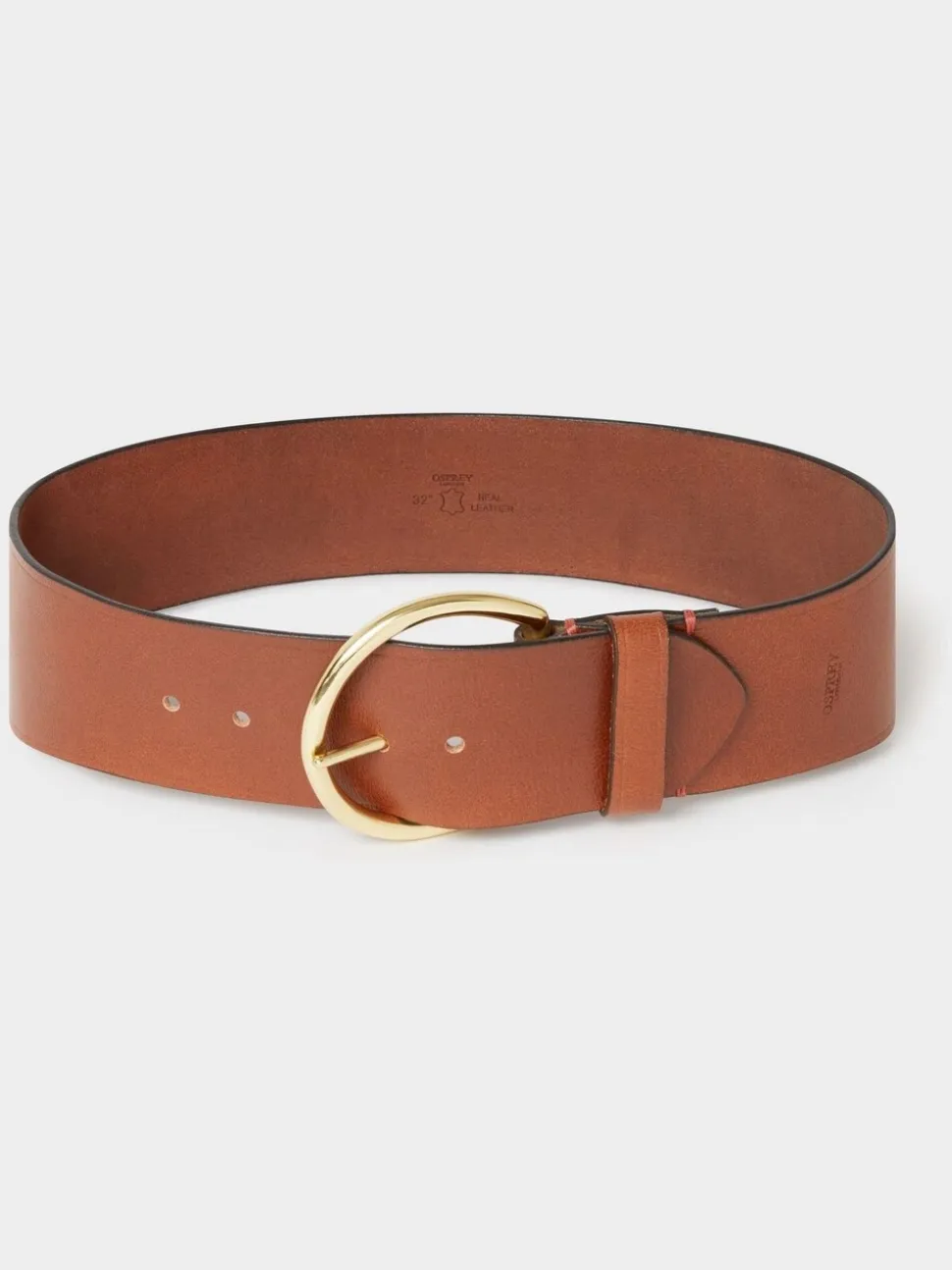 Bruin - Osprey London The Oversized Leather Buckle Belt