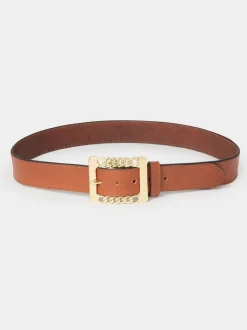 Bruin - Osprey London The Chain Buckle Leather Belt