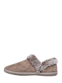 Bruin - Skechers comfortabele Campfire Fresh Toast damespantoffels