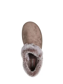 Bruin - Skechers comfortabele Campfire Fresh Toast damespantoffels