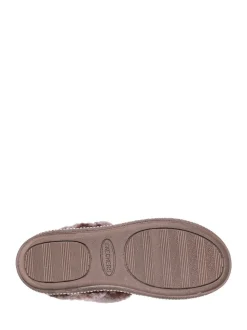 Bruin - Skechers comfortabele Campfire Fresh Toast damespantoffels
