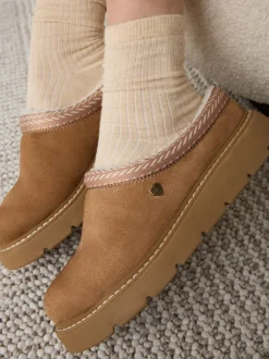 Bruin - Skechers Keepsakes Lite Cozy Fest pantoffels