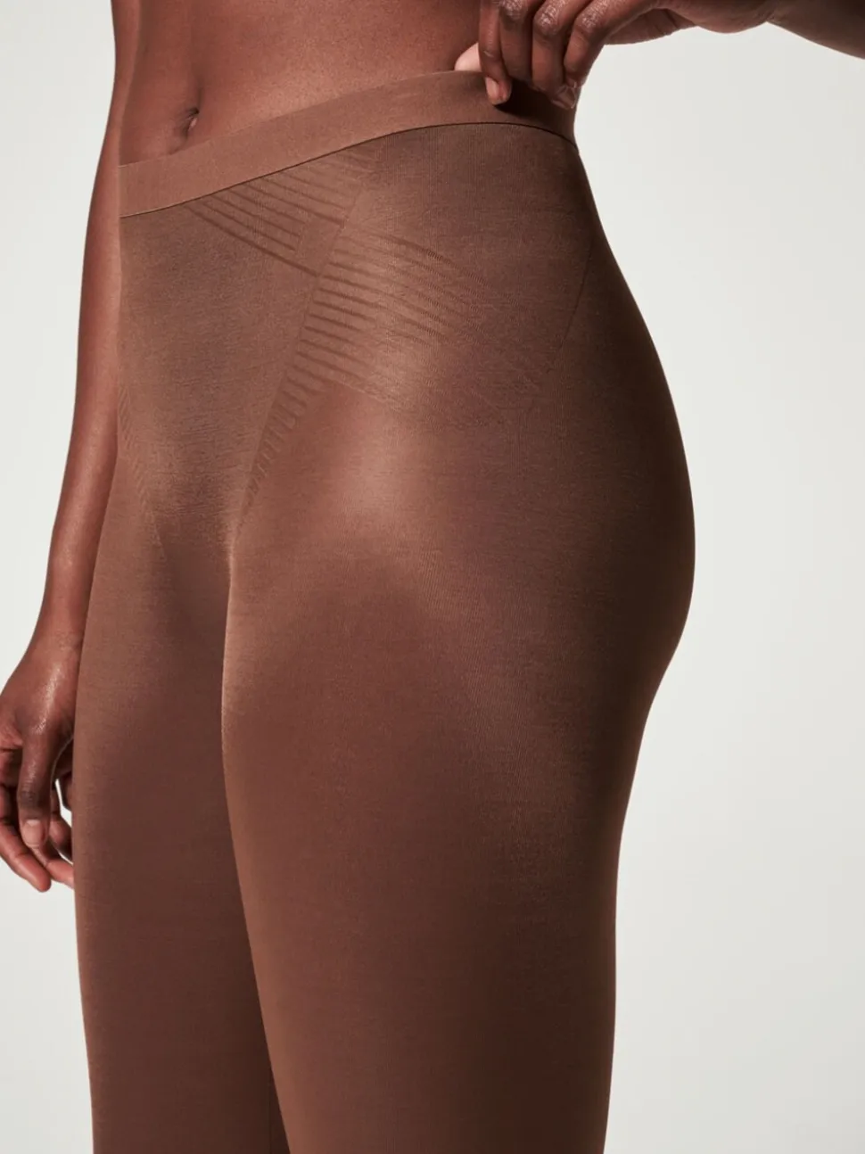 Bruin - SPANX SPANXshape™ Onzichtbare Legging Zonder Voeten