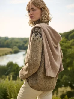 Bruin - Superdry Fairisle Pattern High Neck Jumper