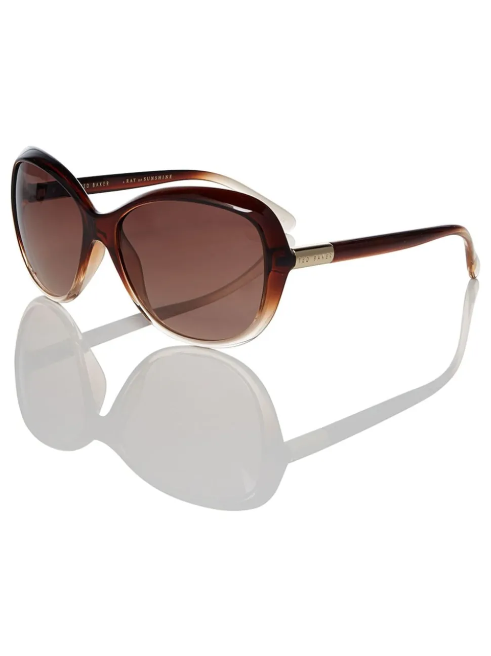 Bruin - Ted Baker Blair Fade zonnebril