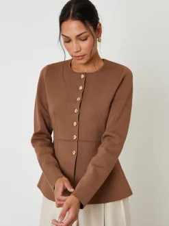 Bruin - Threadbare Cinched Knitted Button Up Cardigan