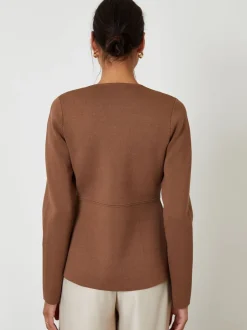 Bruin - Threadbare Cinched Knitted Button Up Cardigan
