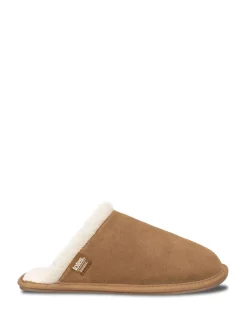 Bruin - Totes Isotoner Ladies Real Suede Mules With Water Repellency