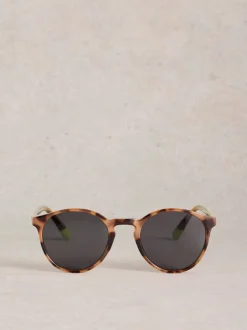 Bruin - White Stuff Preppy Round Sunglasses