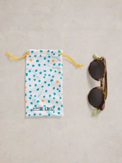 Bruin - White Stuff Preppy Round Sunglasses