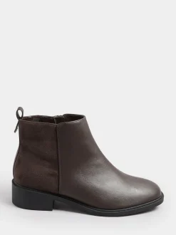 Bruin - Yours Curve Extra-Wide Fit Metal Trim Ankle Boots