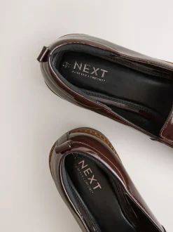 Bruin gepantenteerd - Forever Comfort® Slip On Clean Chunky Sole Loafers