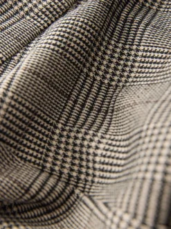 Bruin geruit - Legging van ponte-stof