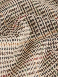 Bruin geruit - Ponte Flared Trousers