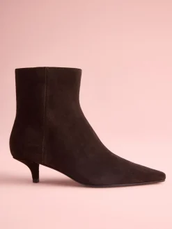 Bruin suède - Tabitha Simmons x Next Underset Heel Ankle Boots