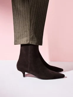 Bruin suède - Tabitha Simmons x Next Underset Heel Ankle Boots