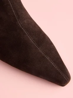 Bruin suède - Tabitha Simmons x Next Underset Heel Ankle Boots