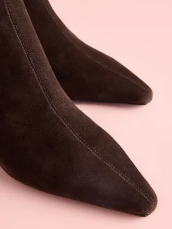Bruin suède - Tabitha Simmons x Next Underset Heel Ankle Boots