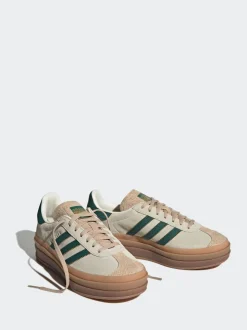 Bruin/groen - adidas Originals Gazelle Bold W Trainers