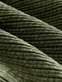 Bruin/khaki - Wide Leg Soft Cord Trousers 2 Pack