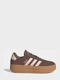 Bruin/roze - Adidas Vl Court Bold sneakers