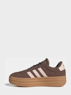 Bruin/roze - Adidas Vl Court Bold sneakers