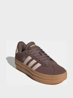 Bruin/roze - Adidas Vl Court Bold sneakers