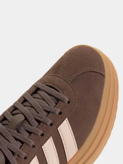 Bruin/roze - Adidas Vl Court Bold sneakers