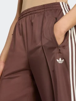 Bruin/wit - adidas Originals Firebird ruimvallende Broek