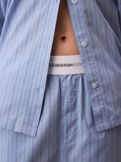 Calvin Klein Cotton Poplin Logo Pyjama Joggers