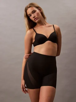 Calvin Klein Sculpted Shapewear Shorts - Stay Put Mesh