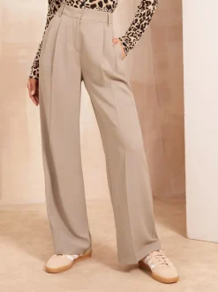 Camel - Friends Like These Premium broek met wijde pijpen en elastiek aan de achterkant