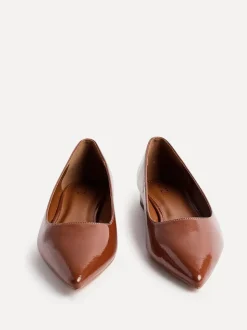 Caramel - Linzi Orian Pointed Toe Ballet Flats