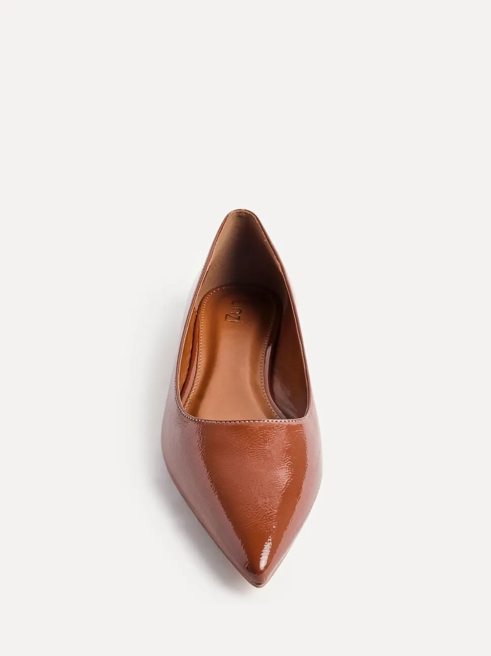 Caramel - Linzi Orian Pointed Toe Ballet Flats