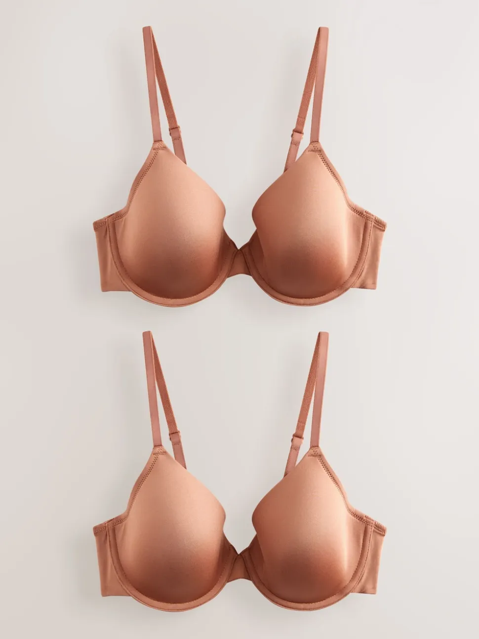 Caramel-nude - A-E Afvlakkende Ultimate Comfort Beha's 2 Verpakking