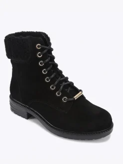 Carvela Comfort Black Russ Lace Up Boots