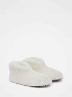 Celtic & Co Natural Teddy Soft Sole Bootee Slippers