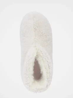 Celtic & Co Natural Teddy Soft Sole Bootee Slippers