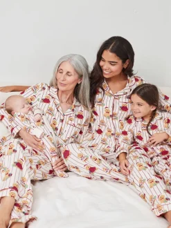 Chelsea Peers Cotton Chip the Christmas Cockapoo Dog Print Long Pyjamas Set
